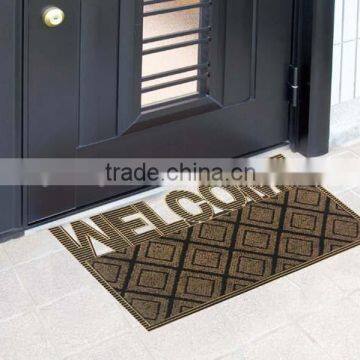 Welcome design antiSlip Entrance PVC floor mat injection PVC Door Mat