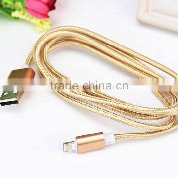 Pure color weaved USB Cable 104 copper lines Micro USB Cable Fast charge Micro USB Data Cable