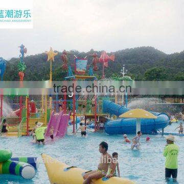 Fiberglass swimming pool slide family indoor /outdoor water park equipment