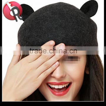 latest trendy designer girls hats caps with cute cat ear fancy