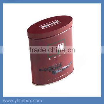 cylinder metal tin tea caddy in china can produce