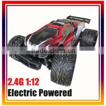 1:12 4WD 2.4G Remote Control High Speed Drift Vehicle Car,Big Wheel RC Car