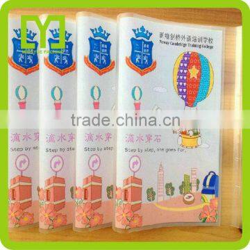 Yiwu China self adhesive wholesale soft cover book printing