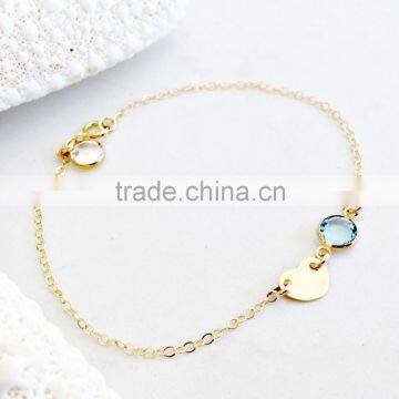 Vitality glass bead bracelet logo custom bracelet tags for sale