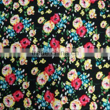 professinal custom rayon printed dress fabric wholesale