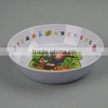 JH37106 V shaped melamine kids bowl