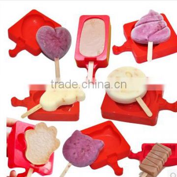 Creative food grade silicone ice cream mold