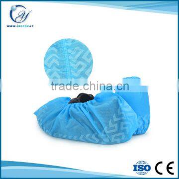 2016 new Hygiene medical disposable non-woven shoe cover, non-skid, full elastic