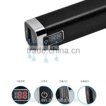 Hot Selling Mini Blue & Pink Lipstick Power Bank 2600mah With LCD Screen photo-3