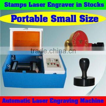 Small Size Mini Hot Sale Portable Laser Machine for Stamp Making with Full-Automatic,86-13137723587