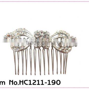 Hot sale!!! vintage wedding hair combs metal hair side combs