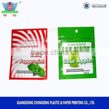 Aluminum Foil Chewing Gum Packaging Bag With Zipper photo-3