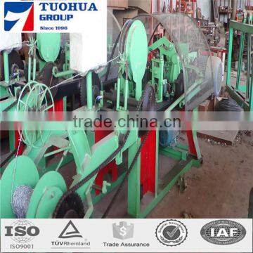 hot sale full-automatic single twisted barbed wire machine