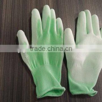 hot sell high quality cheaper 13G/15G/18G palm coated PU Nitrile latex /cut resistance safety gloves