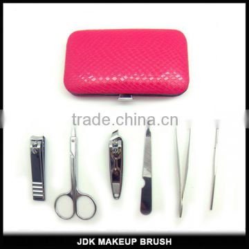 Best Selling stainless Steel 6PCS Manicure set in PVC case