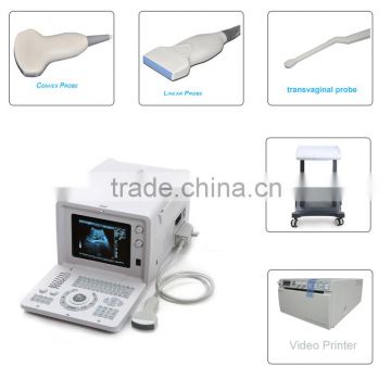 CE approved Portable USB Ultrasound Scanner with 3.5Mhz multi-frequency convex probe RUS-6000D