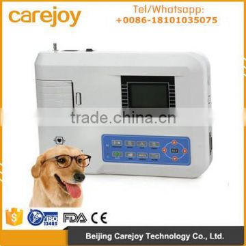 Digital Single channel 12 lead Veterinary Electrocardiograph ECG machine Vet equipment