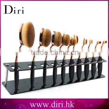 10pcs Toothbrush Shape Oval Makeup Brush Dry Holder Makeup Brush Display Rack photo-3