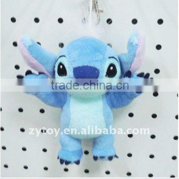 Plush cheap promotion key chain toy