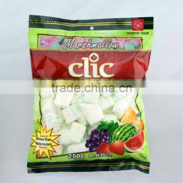 delicious marshmallow in bag