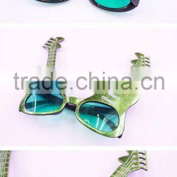 No.1 Yiwu Exporting Commission Agent Wanted Guitar Shaped Party Eyewear Party Glasses photo-3