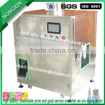 automatic standing bag filler and capping machine, bag liquid filling machine