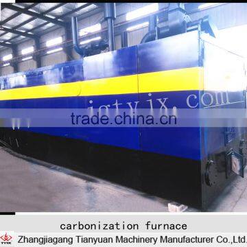 wood/coconut shell/palm shell/walnut shell charcoal carbonization making machine