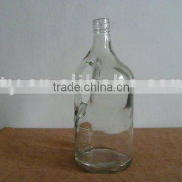 Glass oil bottle