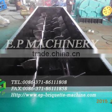 Two shafts coal mixer for briquette production line