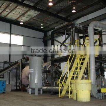 Oil refining equipment for waste plastic/waste tyre