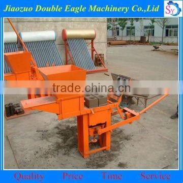 compressed earth soil cement block brick moulding machine