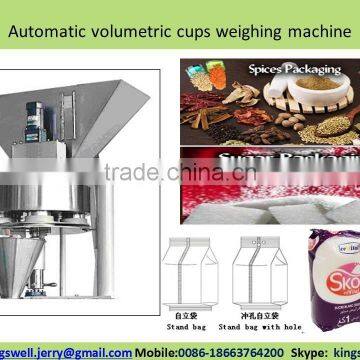 Automatic volumetric cups weighing machine