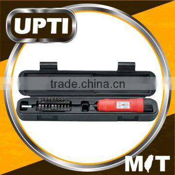 Taiwan Made High Quality Automotiv tool 1/4"Dr. Short Shaft Torque Screwdriver Set