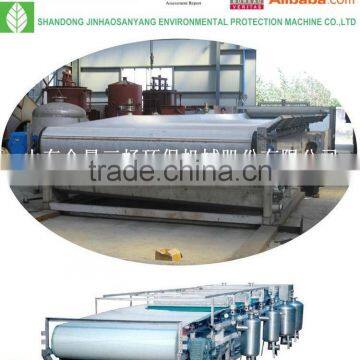 PBF sludge treatment horizontal vacuum belt type filter press