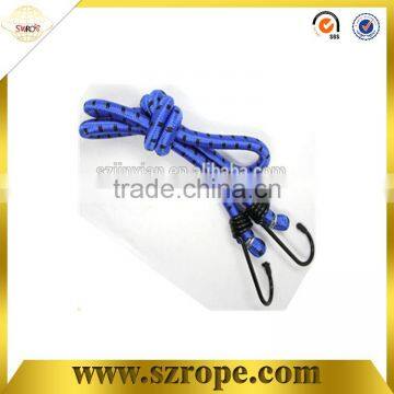 Good quality 8mm or customized flat bungee cord with hooks