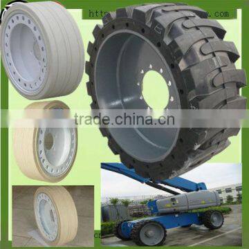 Genie aerial scissor lift solid tyre /solid tire 4.00-8