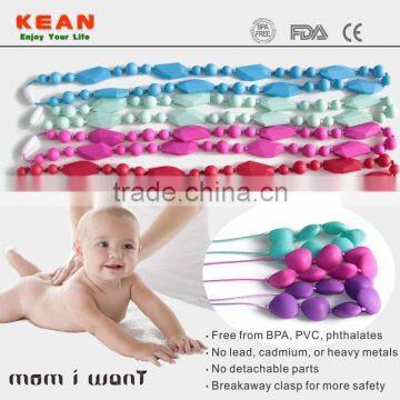 NEW ARRIVAL!!!Jewellry Costume For Endearing Baby Silicone Teether Jewelry Non-Toxic