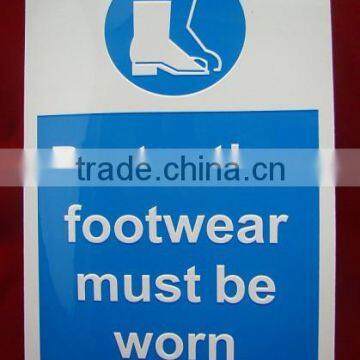 High Quality Custom Printing Safety Construction Plastic Sticker photo-4