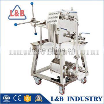 Customized Vodka Stainless Steel Plate Frame Filter
