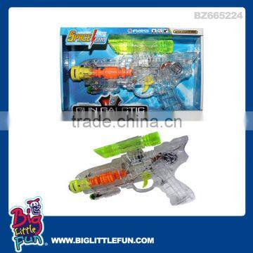 Plastic gun toys,child toy gun with light and infrared