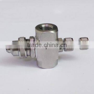 Stainless Steel ss Internal Mixed Round Spraying Air Atomized Nozzles photo-3