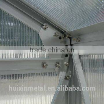Polycarbonate Sheet Greenhouse With Aluminum Frame HX66123 photo-5