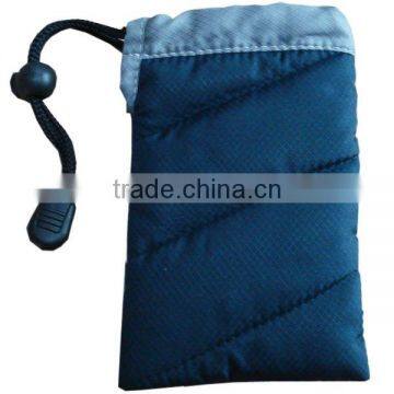 Stylish mobile phone pouch drawstring bag/sleeves