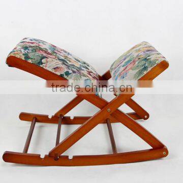 Foldable Rocking Chair Footstool/Wooden Footrest