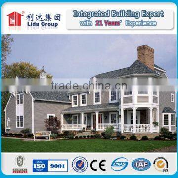 Customized design fast construction light steel structure luxury prefab house building prefabricated