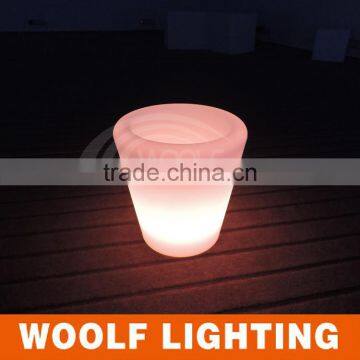 Plastic Rechargeable Remote Color Changing LED Ice Bucket Wine Bucket photo-2