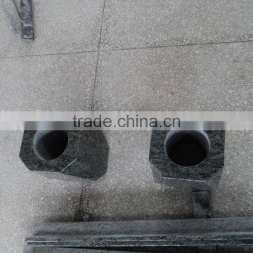 Green Granite Vases Grave for Tombstone photo-5