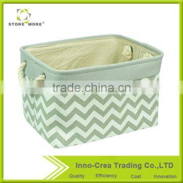New Design OEM Weaving Cheap Storage Bin Boxes With Cotton Rope Handle photo-5