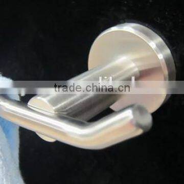 Wholesale Small Wall Mount Stainless Steel Twin Coat Hat Robe Hook photo-2