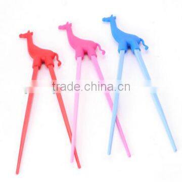 Wholesale Stock Small Order Cartoon Giraffe Multifunctional Children Training Chopsticks